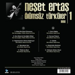 Satılık Plak Neşet Ertaş Ölümsüz Türküler 1 1998 Plak Arka