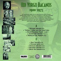 Satılık Plak Udi Yorgo Bacanos 1900-1977 Plak Arka