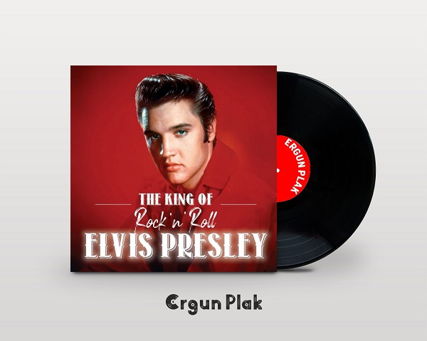 Satılık Plak Elvis Presley The King Of Rock n Roll Plak Kapak