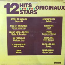 Satılık Plak 12 Hits Originaux Stars 1978 Plak Arka