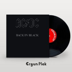 AC DC Back In Black Plak